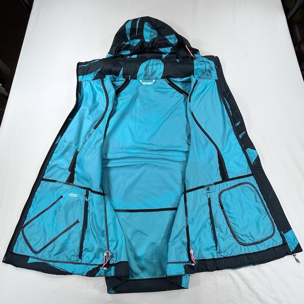 Lululemon Pack-It Vest Womens 6 Blue Full Zip Hooded Running Windbreaker - Picture 3 of 10